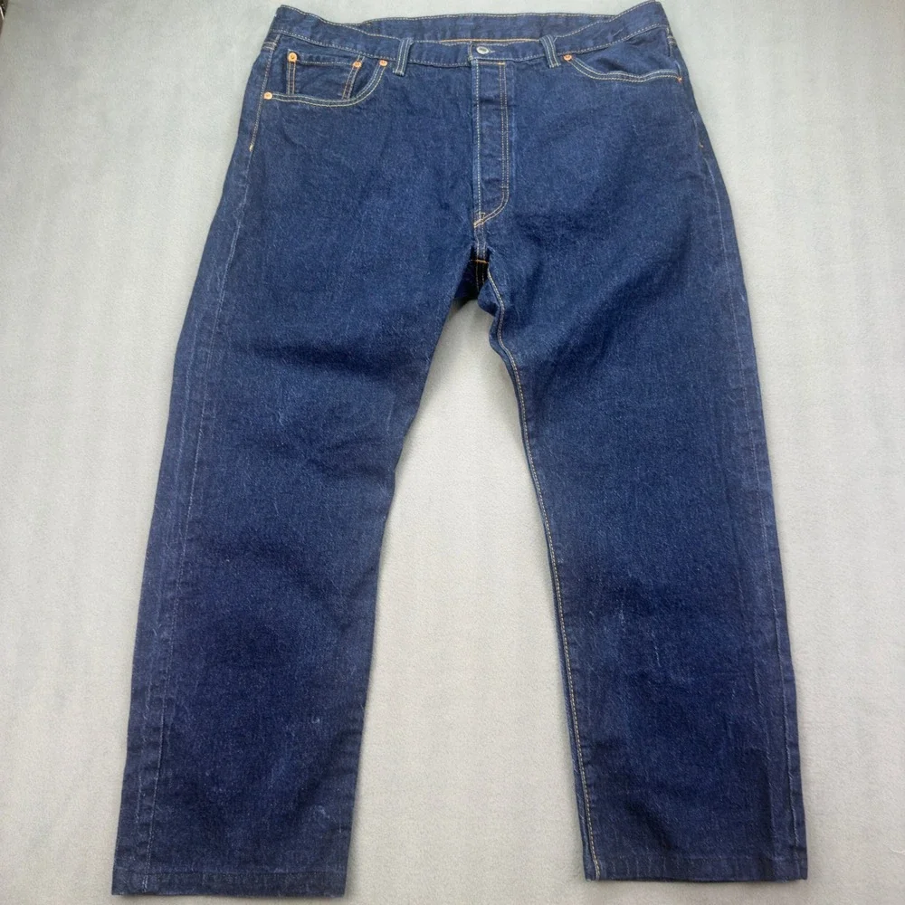 Levis 501 93 Straight Leg Jeans 40x29 Dark Wash Blue Denim 79830-0241
